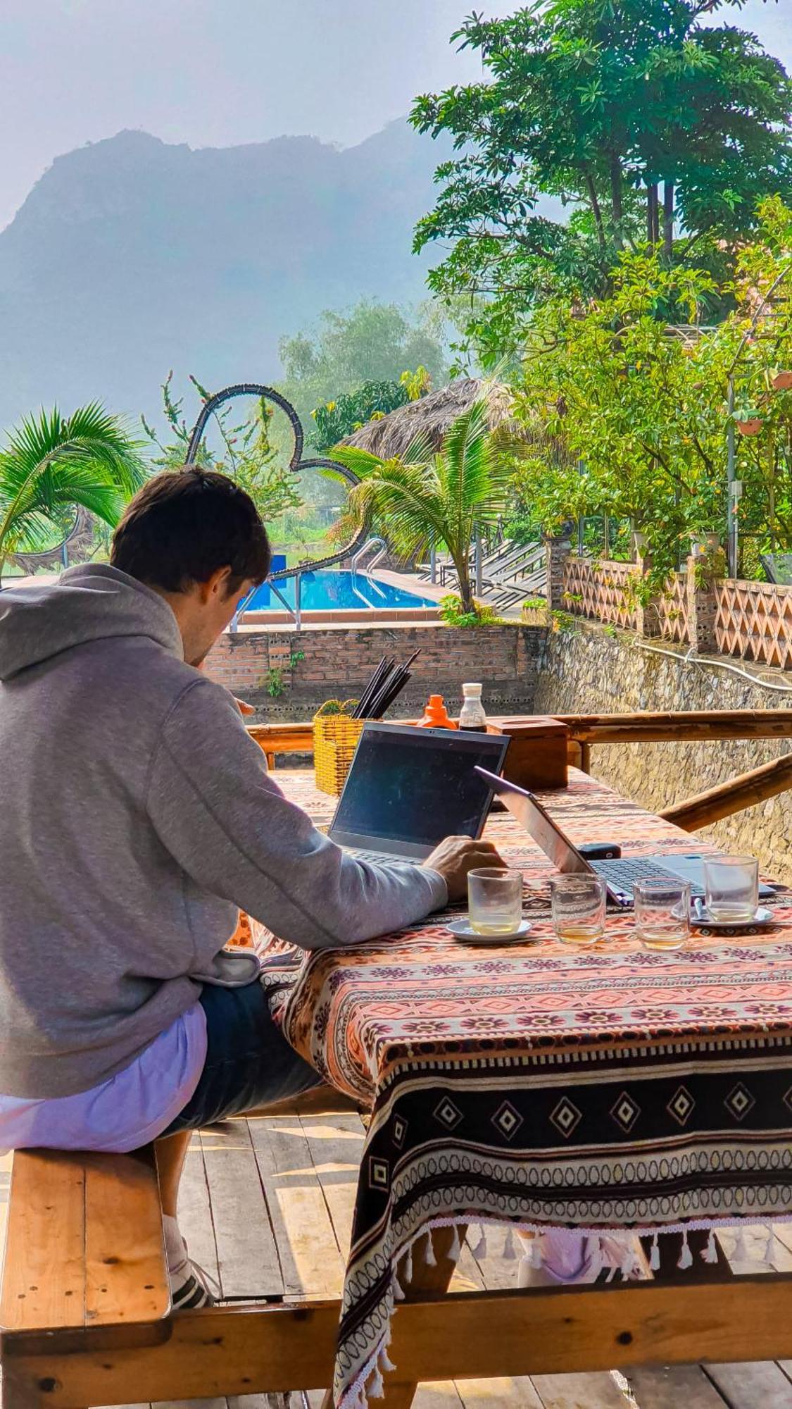 Trang An Quynh Trang Happy Homestay & Garden Ninh Bình Exteriör bild